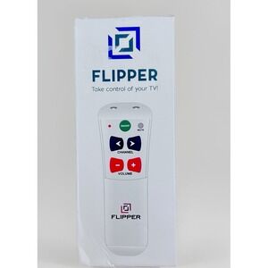 Flipper Universal TV Remote Control for‎ Seniors Big Buttons Television Remote